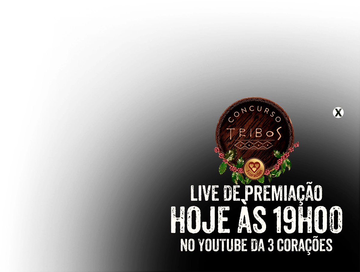 Live de premiação hoje às 19h00 no Youtube da 3 Corações